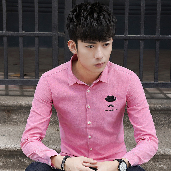 Férfi modern ingmodell Slim több színben