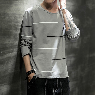 Bluză casual bărbătească cu mâneci lungi în cinci culori