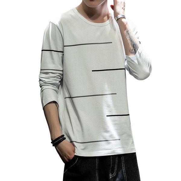 Bluză casual bărbătească cu mâneci lungi în cinci culori