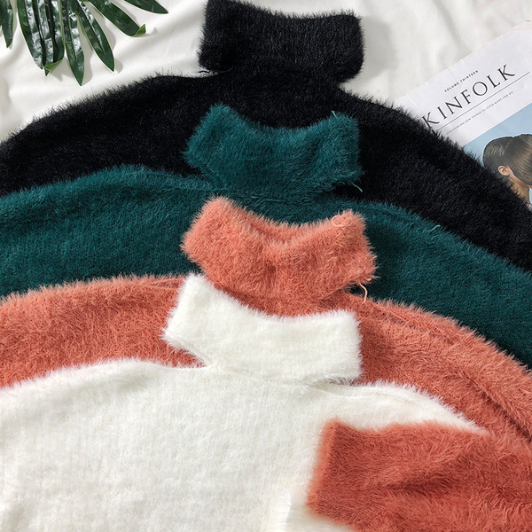 Modern női pehelypulóver több színben