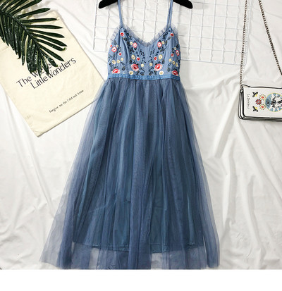 Rochie casual de dama cu motive florale in diferite culori