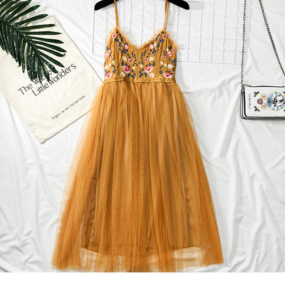 Rochie casual de dama cu motive florale in diferite culori