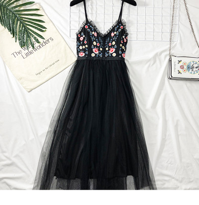 Rochie casual de dama cu motive florale in diferite culori