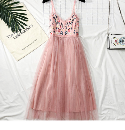 Rochie casual de dama cu motive florale in diferite culori