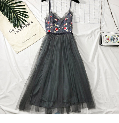 Rochie casual de dama cu motive florale in diferite culori