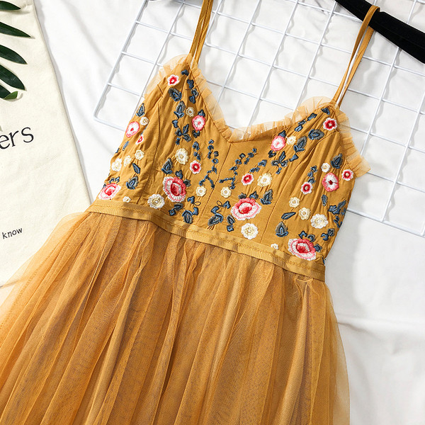 Rochie casual de dama cu motive florale in diferite culori