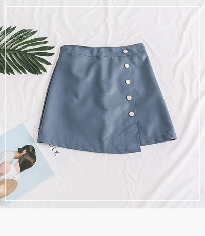 Aktuális női szoknya öko bőrből három színben