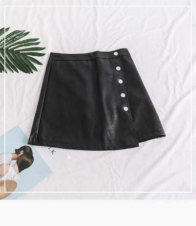 Aktuális női szoknya öko bőrből három színben