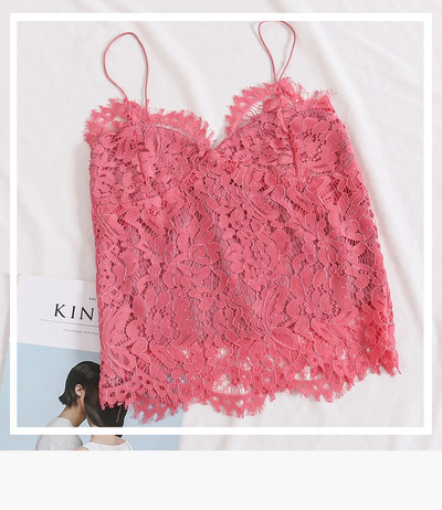 Maieu modern de dama cu dantela in patru culori