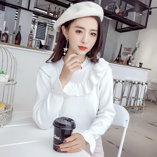 Modern női blúz, hosszú ujjal több színben