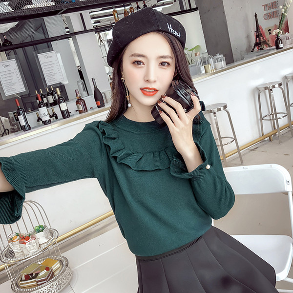 Modern női blúz, hosszú ujjal több színben