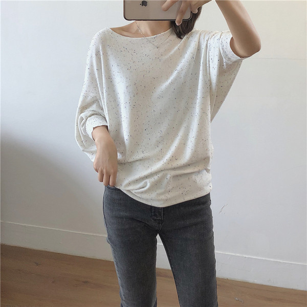 Modern női blúz fehér színben