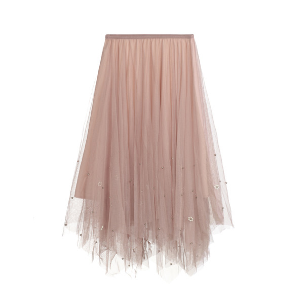 Modern női tüll szoknya gyöngyökkel több színben