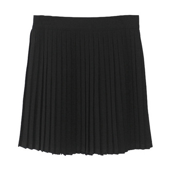 Modern rakott női szoknya fehér, fekete és krém színben