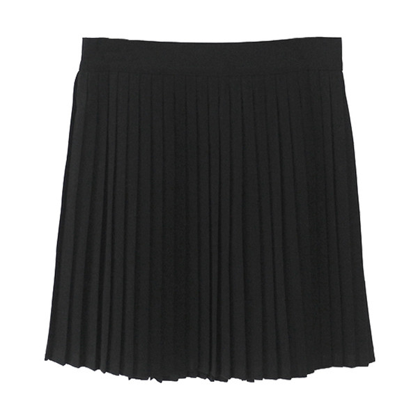 Modern rakott női szoknya fehér, fekete és krém színben