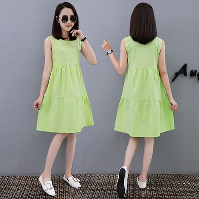 Női alkalmi ruha ujjak nélkül több színben