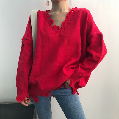 Lezser női blúz szakadt elemekkel három színben