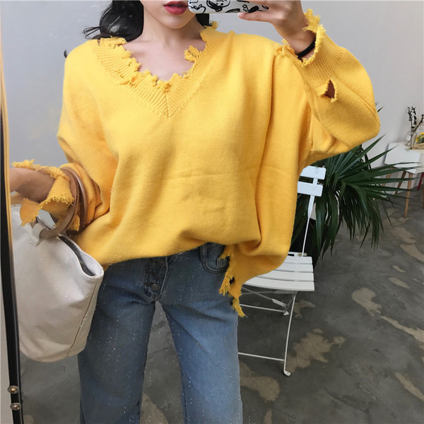 Lezser női blúz szakadt elemekkel három színben