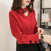 Stílusos női blúz több színben, hosszú ujjal