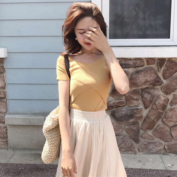 Tricou de dama modern in patru culori