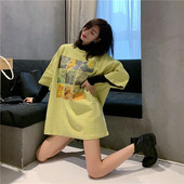 Alkalmi női póló két színben mintával