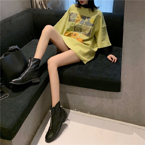 Alkalmi női póló két színben mintával