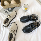 Alkalmi cipő csattal és fűzővel, két színben