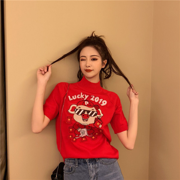 Alkalmi női póló magas gallérral - két modell