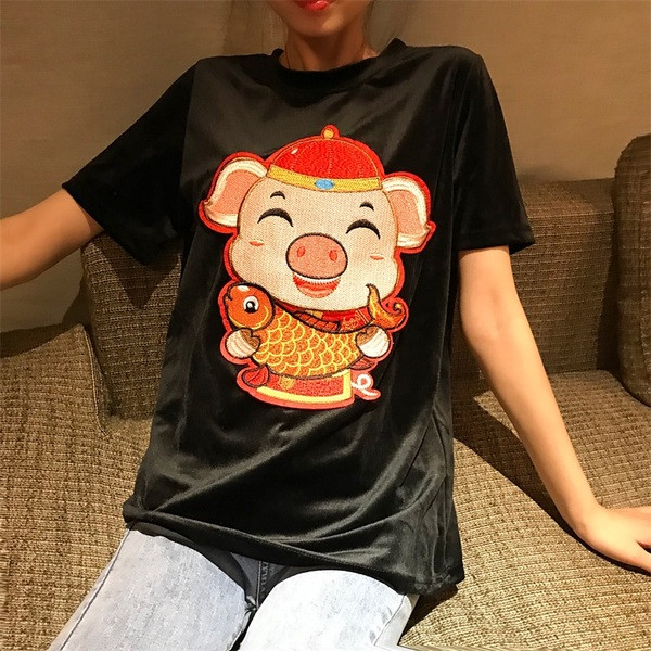 Γυναικείο T-shirt σε δύο χρώματα - δύο μοντέλα