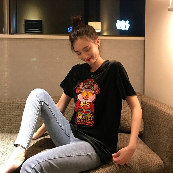 Γυναικείο T-shirt σε δύο χρώματα - δύο μοντέλα