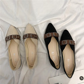 Tavaszi női cipőhegyes modell két színben