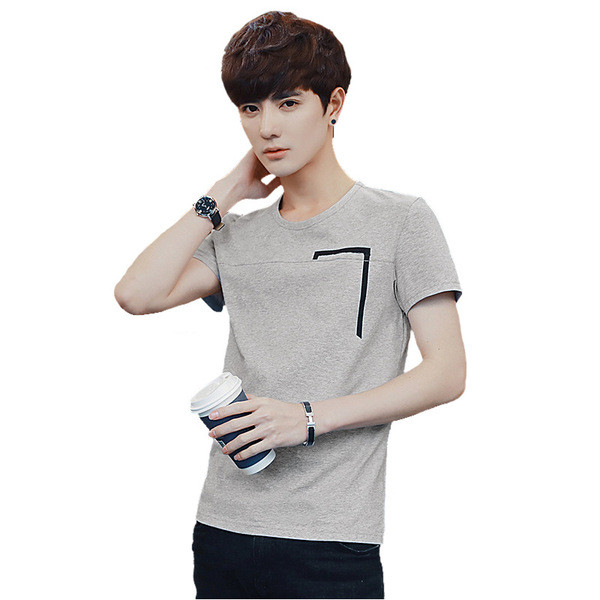 Alkalmi férfi rövid ujjú póló öt színben