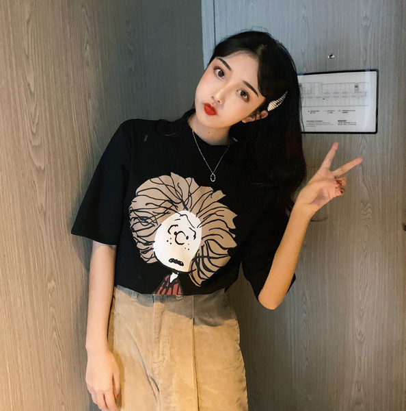 Női alkalmi póló több színben, rátéttel