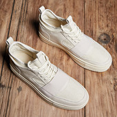 Új alkalmi férfi tornacipő sima modell három színben