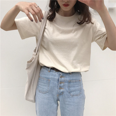 Sima női póló különböző színekben