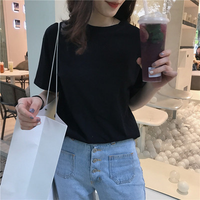 Sima női póló különböző színekben