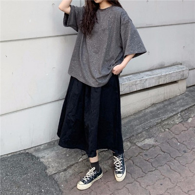 Modern női póló pöttyökkel több színben