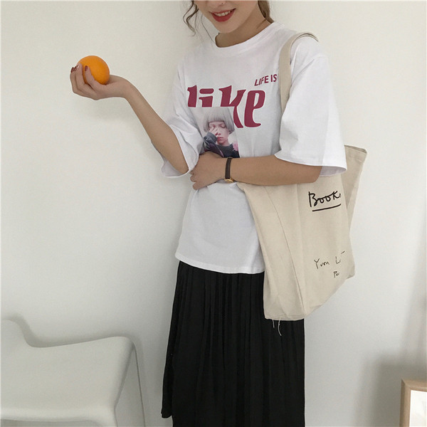 Casual γυναικείο μπλουζάκι με δύο χρώματα