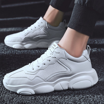 Férfi tornacipő sima modell vastag talppal több színben