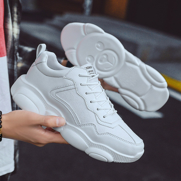 Férfi tornacipő sima modell vastag talppal több színben