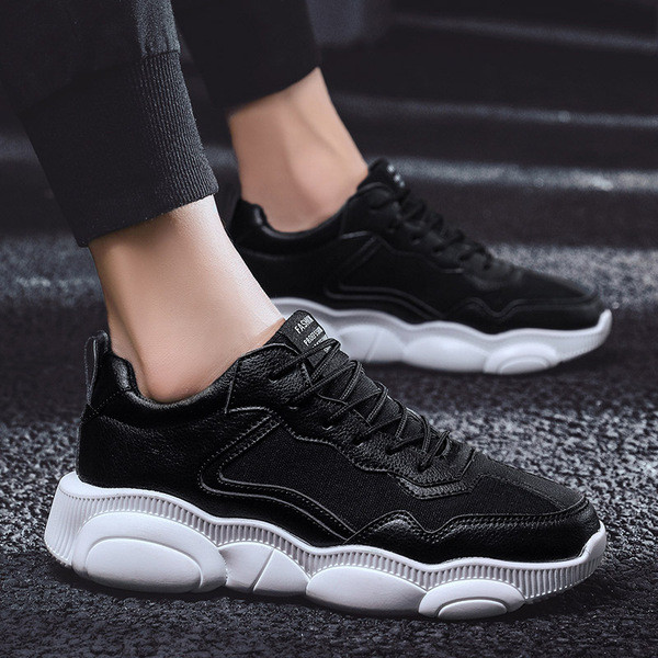 Férfi tornacipő sima modell vastag talppal több színben