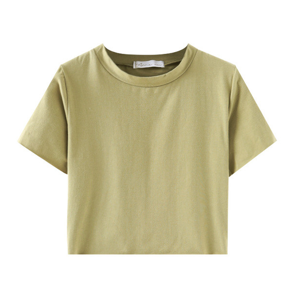 Női sima, rövid ujjú blúz négy színben