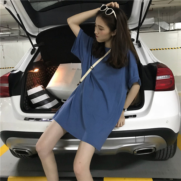 Καθημερινό γυναικείο T-shirt φαρδύ μοντέλο