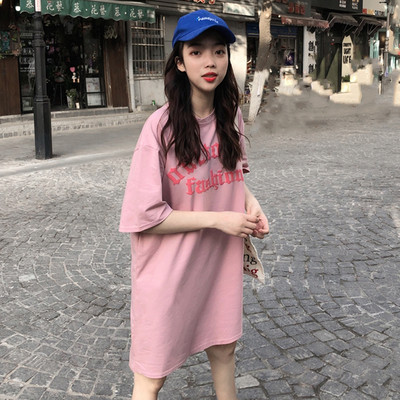 Καθημερινή μακρύ γυναικείο μπλουζάκι σε δύο χρώματα