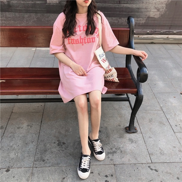 Καθημερινή μακρύ γυναικείο μπλουζάκι σε δύο χρώματα