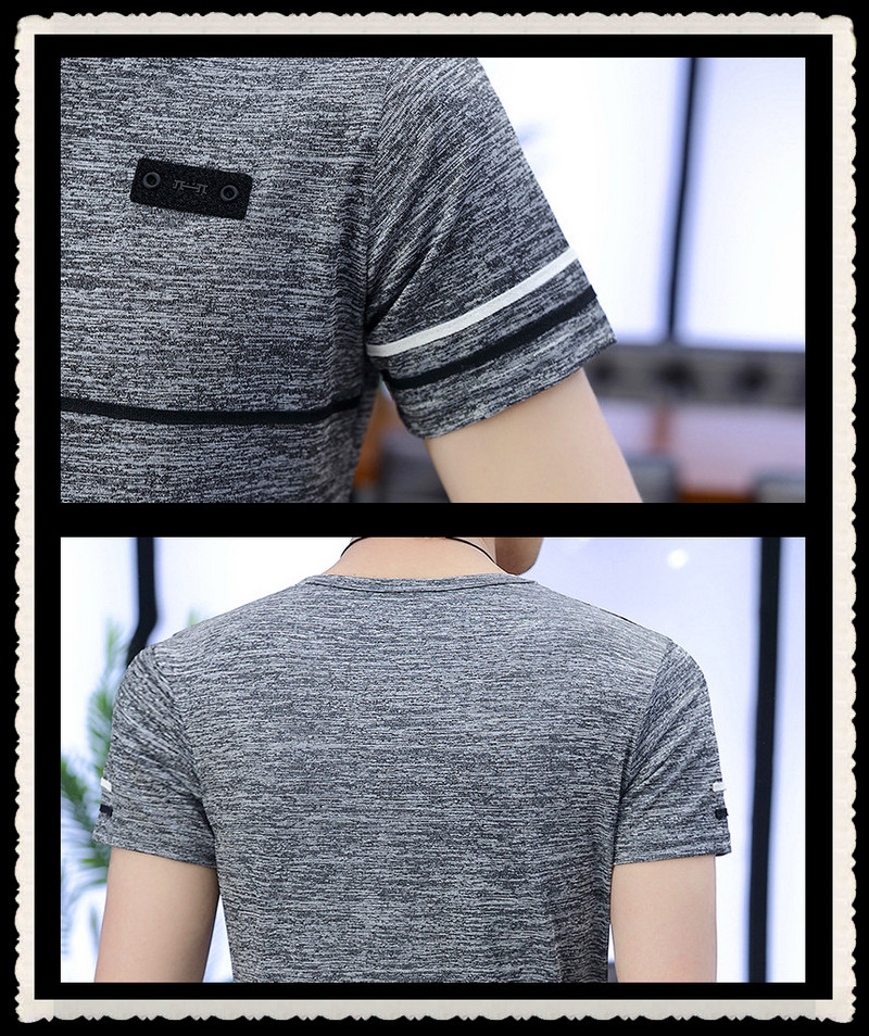 Tricou modern pentru bărbați model Slim în patru culori