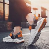 Repülő férfi tornacipő új modellje matricákkal és nyakkendőkkel több színben