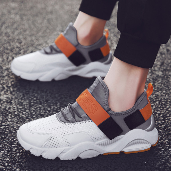 Repülő férfi tornacipő új modellje matricákkal és nyakkendőkkel több színben