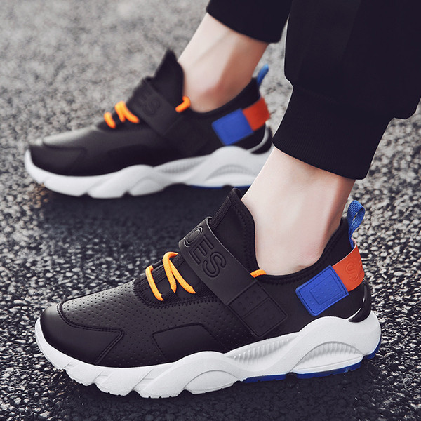 Repülő férfi tornacipő új modellje matricákkal és nyakkendőkkel több színben