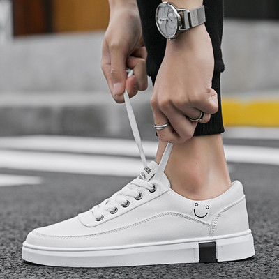 Μοντέρνα ανδρικά πάνινα παπούτσια  σε τρία χρώματα με κορδόνια